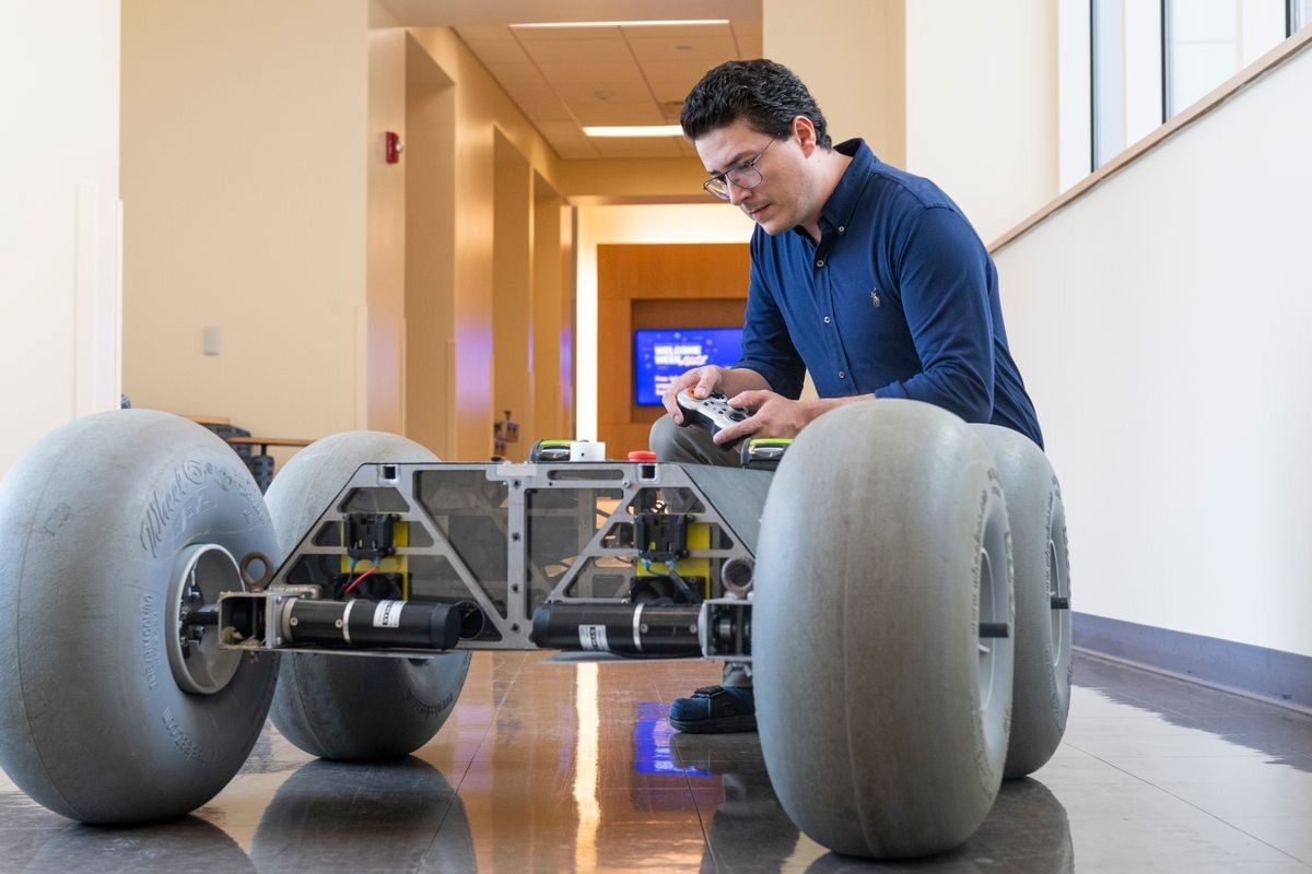 West Virginia University engineers are introducing robots to assist workers in their jobs by preventing slips, falls, and other hazardous situations