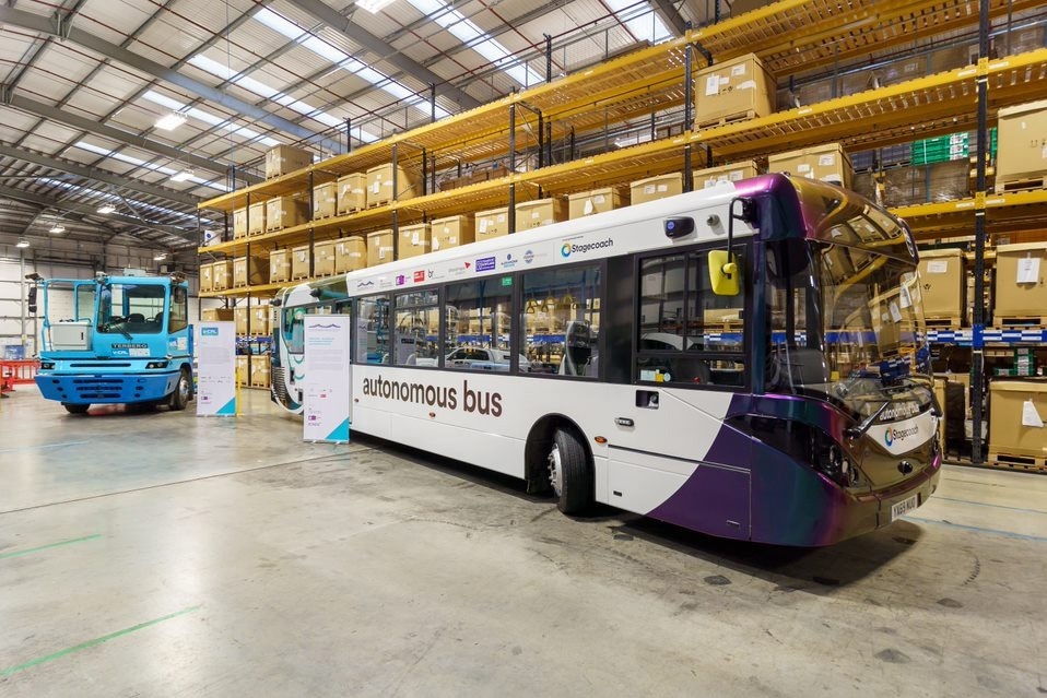 UK Government Backing Helps Launch World First Self-Driving Bus