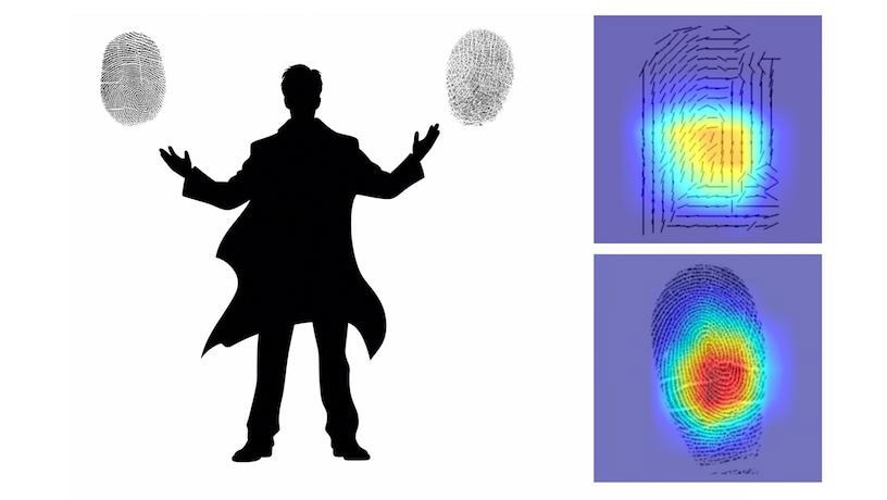 AI Discovers Intra-Person Fingerprint Similarity