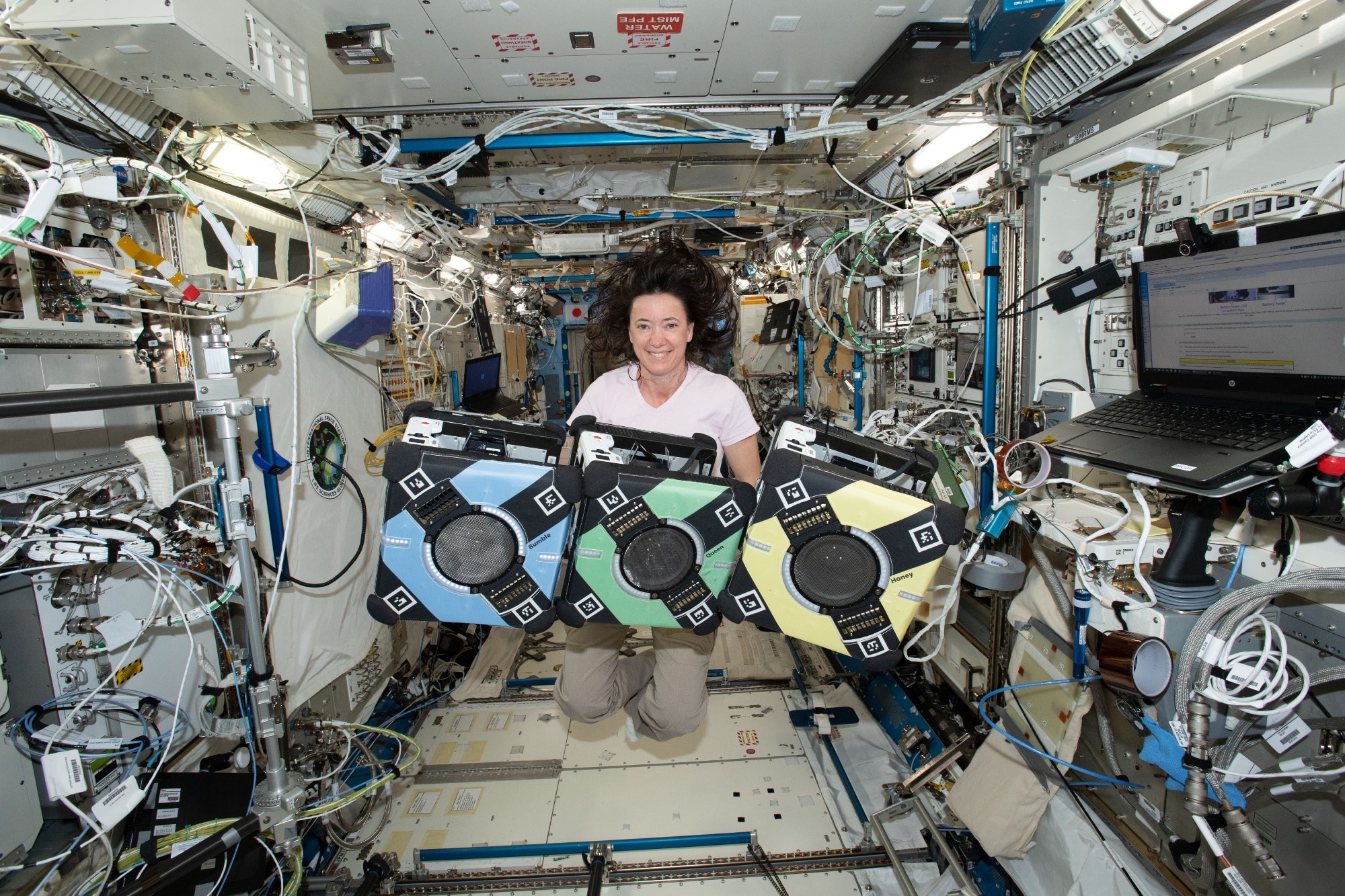Robotic Helpers Test New Technology on the Space Station