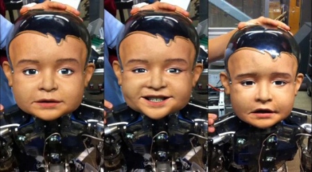 New Humanoid Robot Mimics Expressions of a One-Year-Old Child