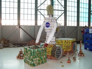 YAD Event Includes Space Robot Built from Food Cans