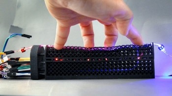 Soft Robots Integrated with Optical Lace Have Increased Sensory Ability