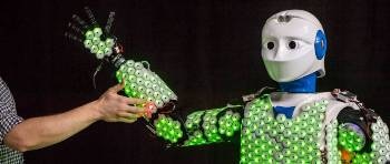 First Autonomous Humanoid Robot with Full-Body Artificial Skin