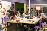 School Students Build Robots in Stanford FabLab
