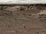 NASA's Mars Rover Curiosity Considers Path Across Small Sand Dune