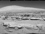 NASA's Curiosity Mars Rover Provides Close-up Look at Striated Ground