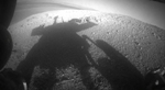 NASA's Mars Exploration Rover Opportunity Captures its Own Silhouette