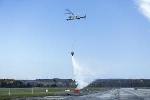Unmanned Helicopter and Quadrotor Demonstrate Ability to Successfully Fight Fires