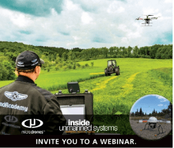 Inside Unmanned Systems and microdrones to Host Webinar on Commercial Drone Applications