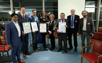 Microdrones Receives E.U. Drone Award for 'Best Manufacturer' at European Parliament in Brussels