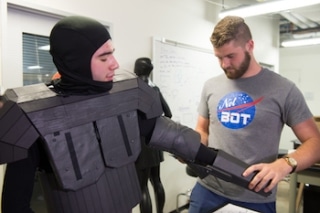 Robot Costume to Help NASA Astronauts Learn to Work with Their Artificial Helpers