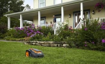WORX's New Robotic Lawnmower Mows Lawn Without Supervision