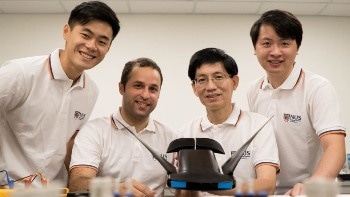 NUS Researchers Develop New Robot that Swims Like a Manta Ray