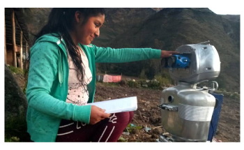 Innovative Robot Conducts Outdoor Classes in Remote Village
