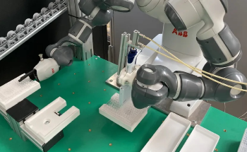 COVID-19: YuMi, a Collaborative Robot Helps Analyse a Higher Number of Serological Tests