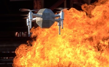 New Drone Designed to Enter Burning Buildings