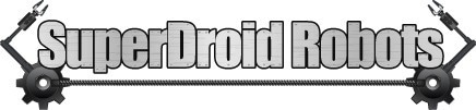 SuperDroid Robots Inc. logo.