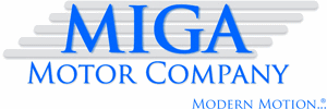 Miga Motor Company logo.
